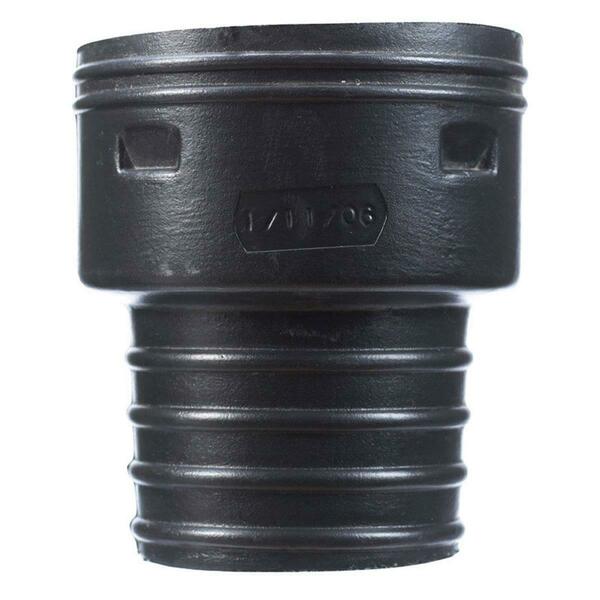 Advanced Drainage System 0362AA 3 in. Polyethylene Slip Clay Adapter Black 45568